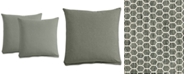 Furniture Feather & Down 21" Fabric Pillows (Set of 2), Created for Macy's